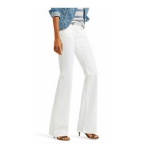 Cabi white flare jeans 5 pocket